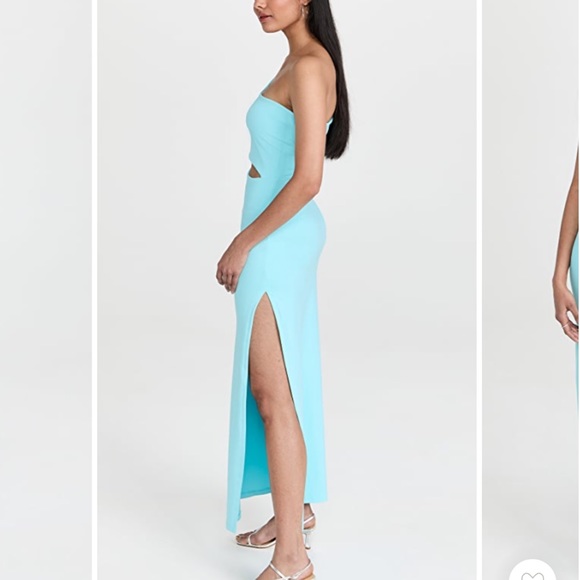 NWT $228 Susana Monaco One Arm Cut Out High Slit Dress Shopbop - Picture 6 of 9